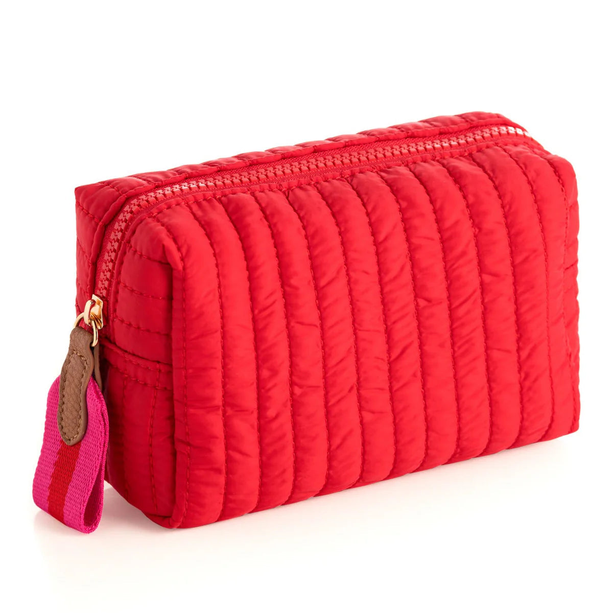 EZRA SMALL BOXY COSMETIC POUCH,GREEN