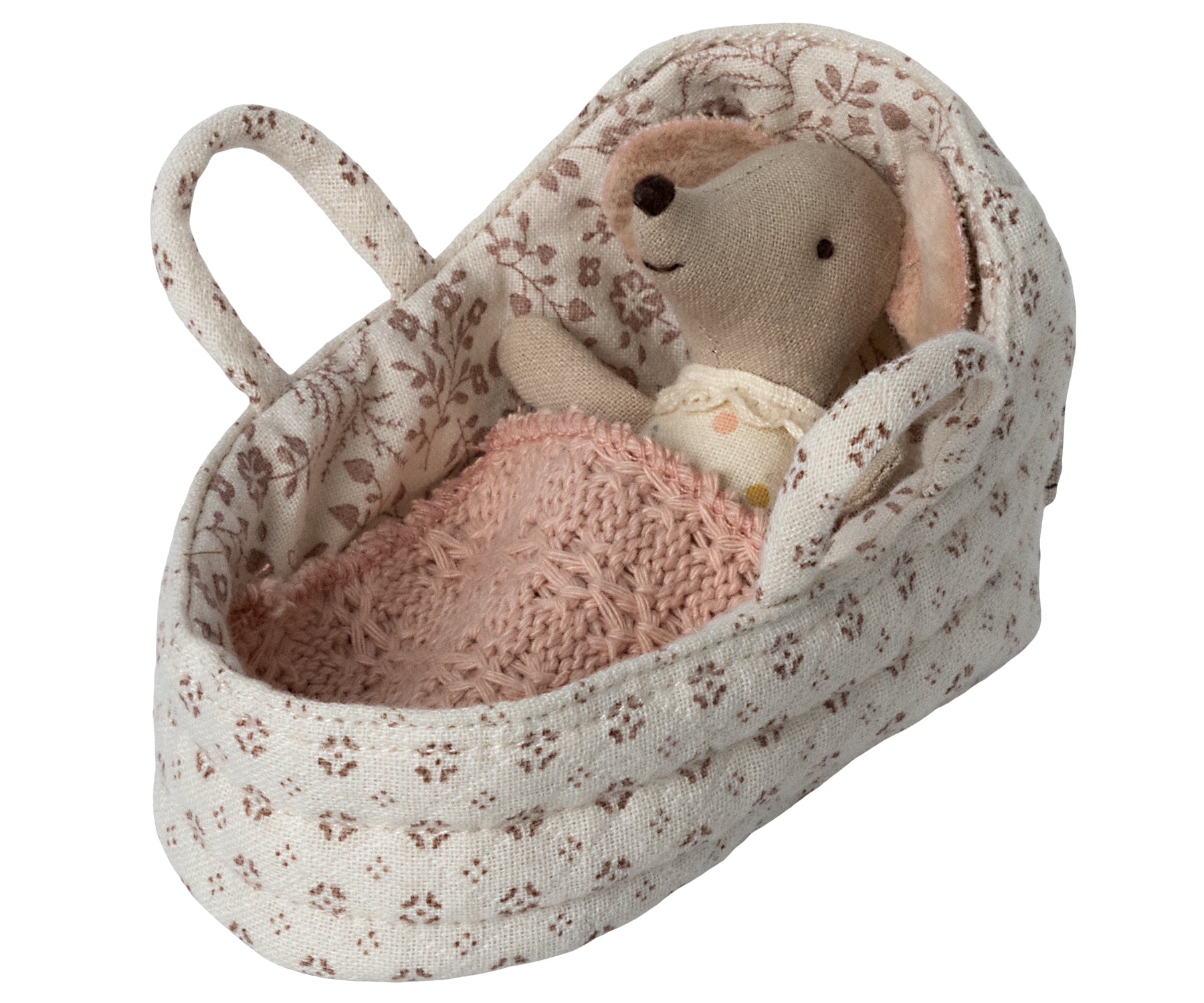 Maileg Carry Cot - Baby Mouse