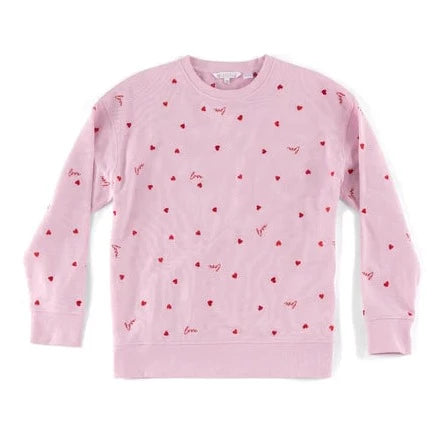 "Love" Hearts Sweatshirt