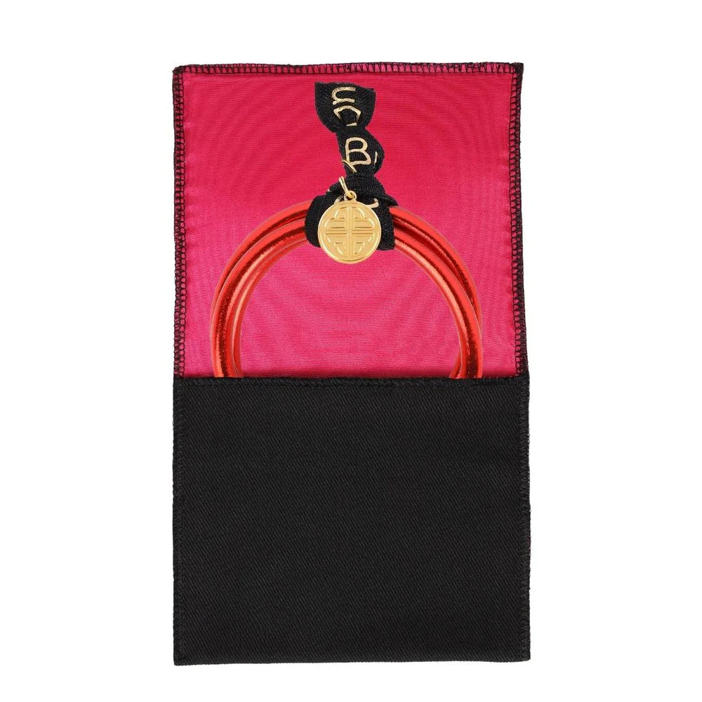 BuDhaGirl Limited Edition All Weather Bangle - Serenity Prayer - Crimson