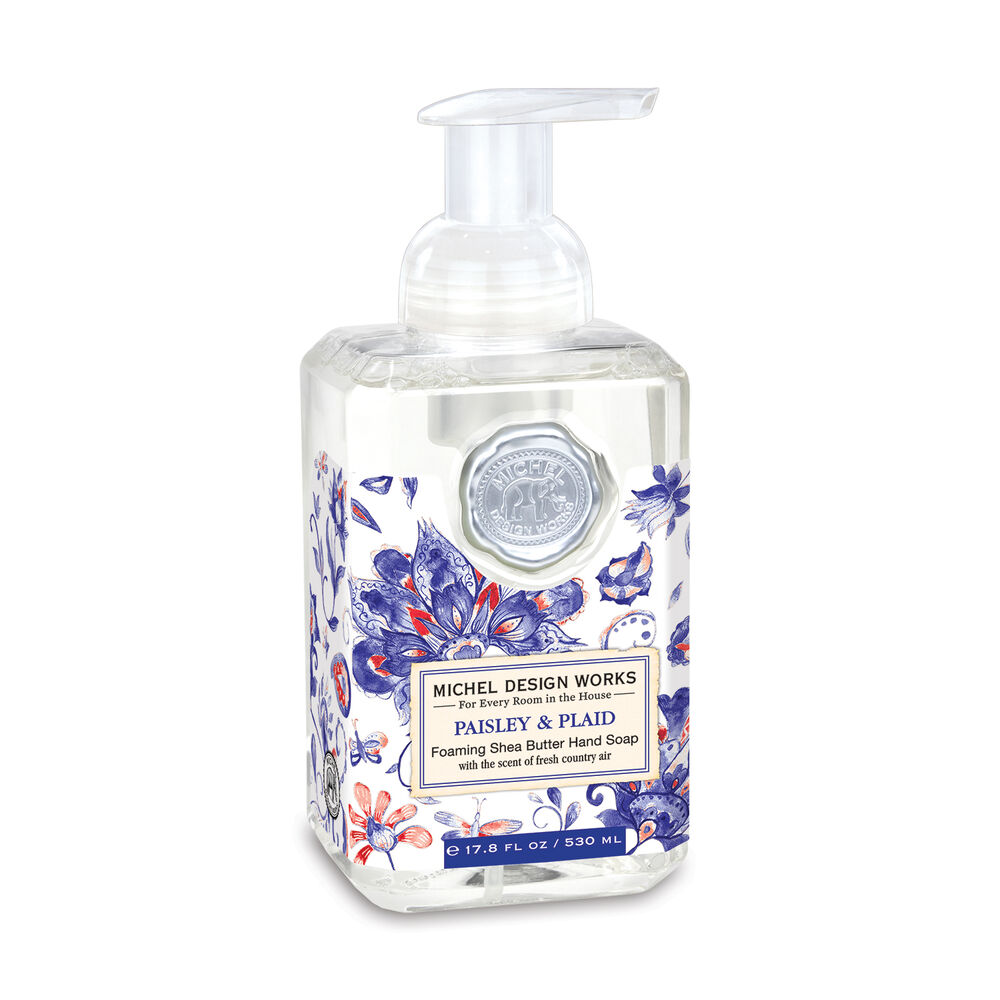 Michel Design Works Foaming Handsoap - Paisley Plaid