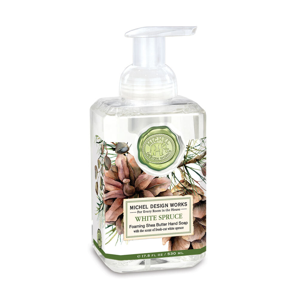 Michel Design Works Foaming Holiday Handsoap - White Spruce