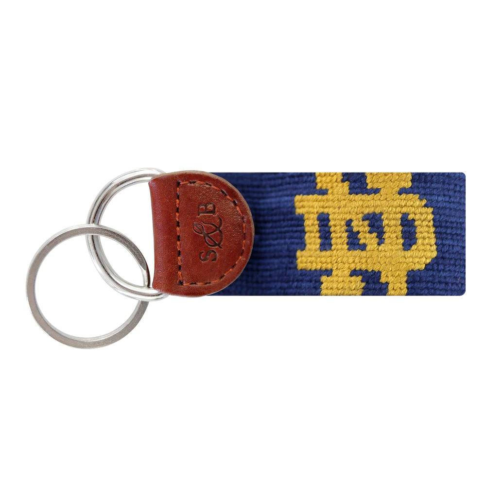 Needlepoint Key FOB - Collegiate - Notre Dame