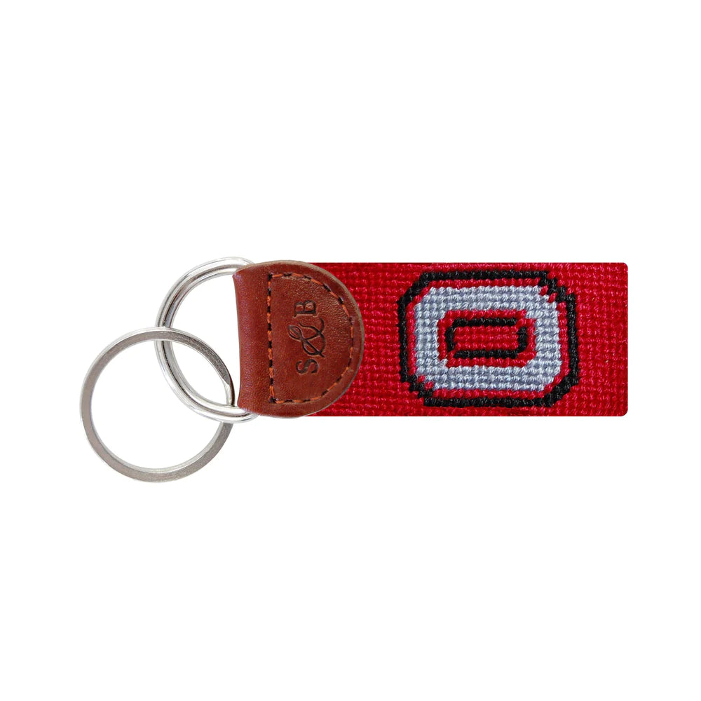 Needlepoint Key FOB - Collegiate - Ohio State