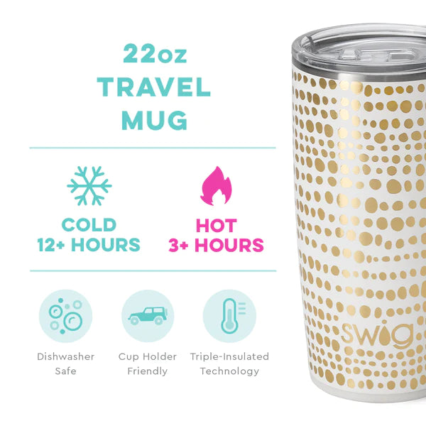 Swig Stainless Steel Travel Mug - 22oz. (Assorted)