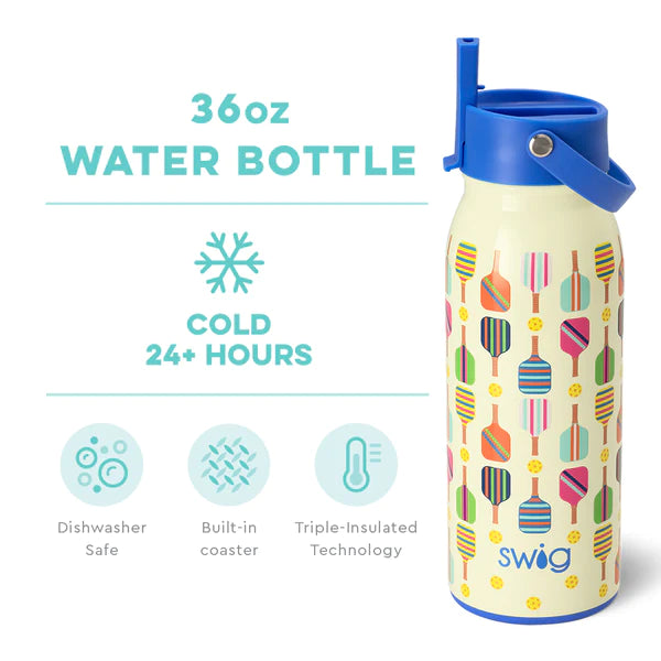 Swig Stainless Steel Flip + Sip Bottle - 36 oz. (Assorted)