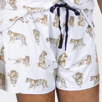 ForeverTigerPajamaShortsCatsMeow