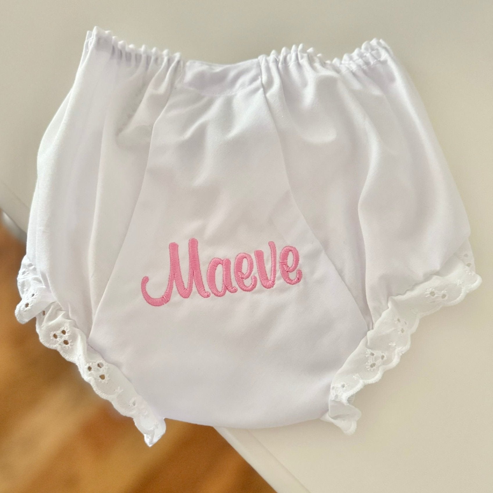 Personalized "Fancy Pants" Baby Bloomers Diaper Cover