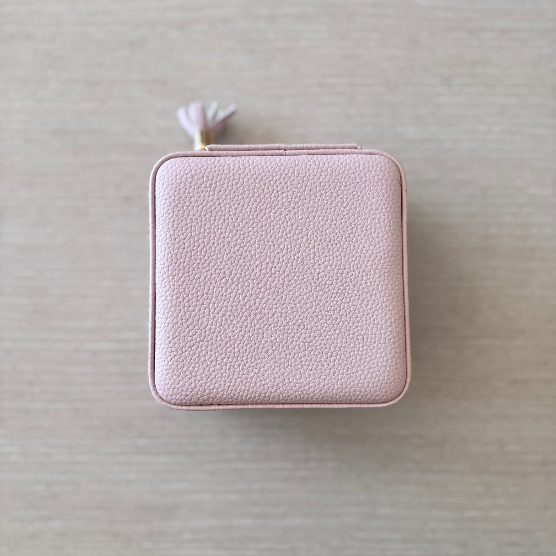 Personalized Travel Jewelry Case Tassel