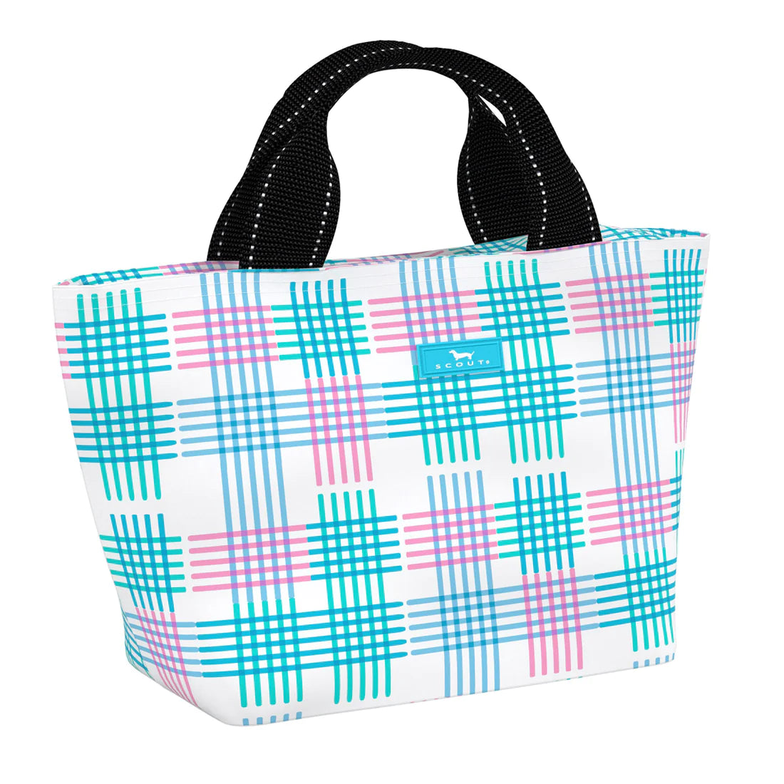 Personalized Checkered Print Lunch Box, Checker Lunch Bag, Back To Sch