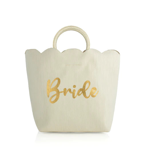 Bride Scalloped Tote - Ivory