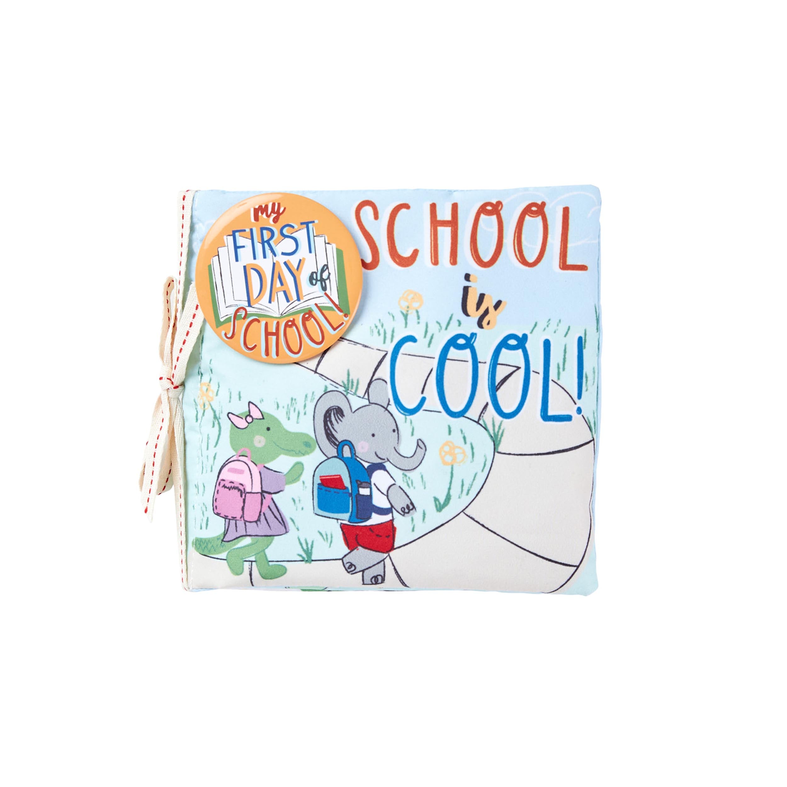 School Is Cool Children's Soft Book/Pin Set