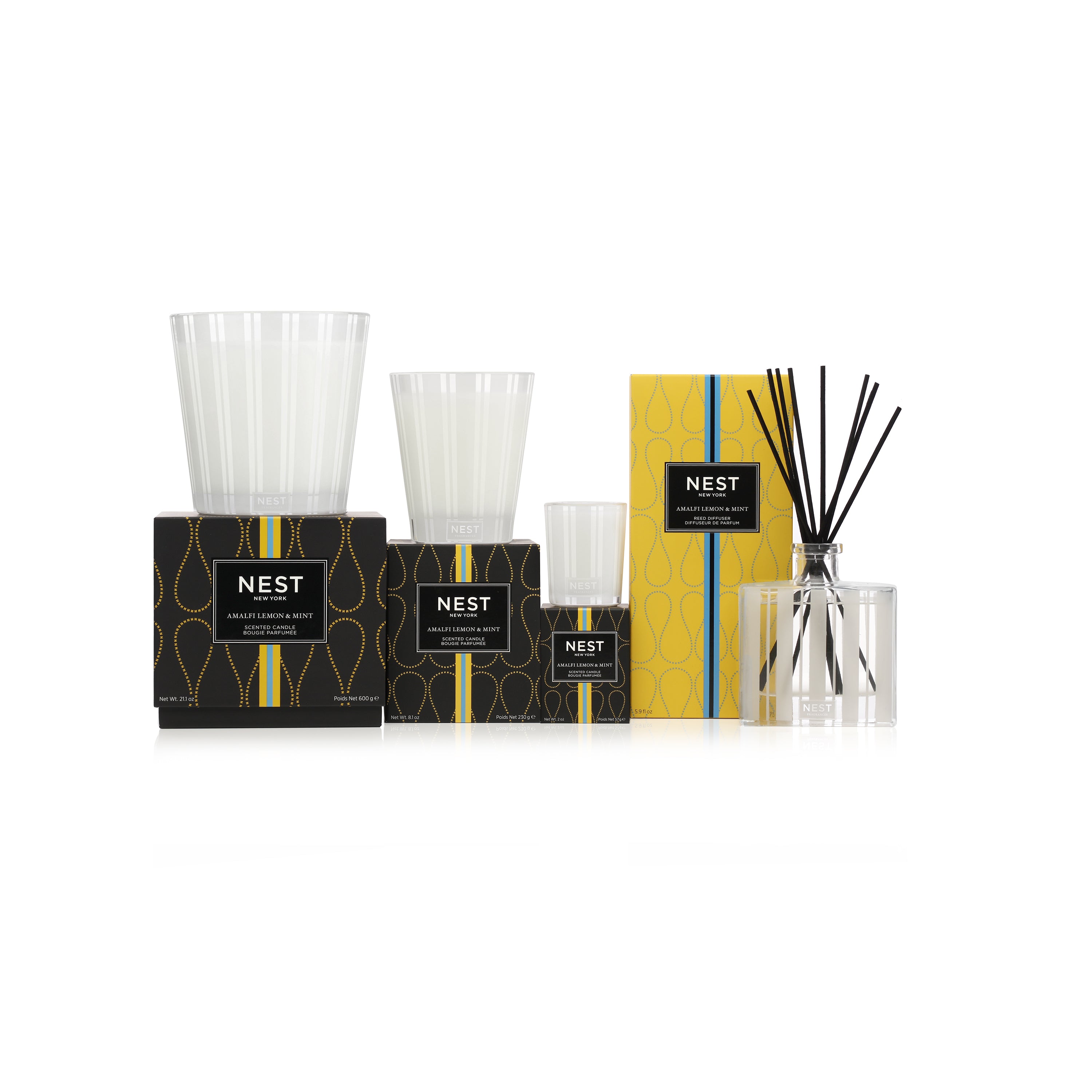 NEST New York Reed Diffuser - Almalfi Lemon & Mint