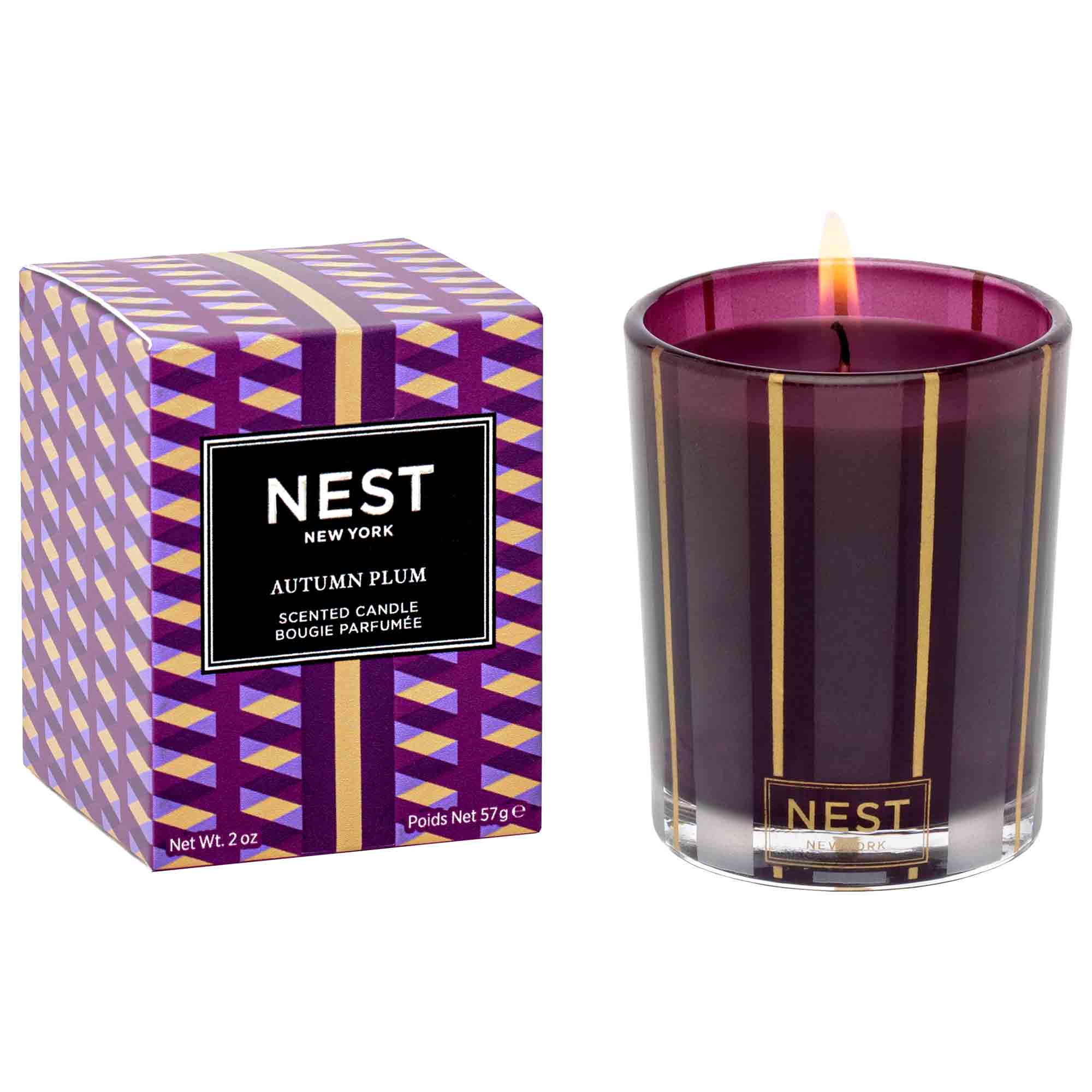 NEST New York Votive Candle - Autumn Plum