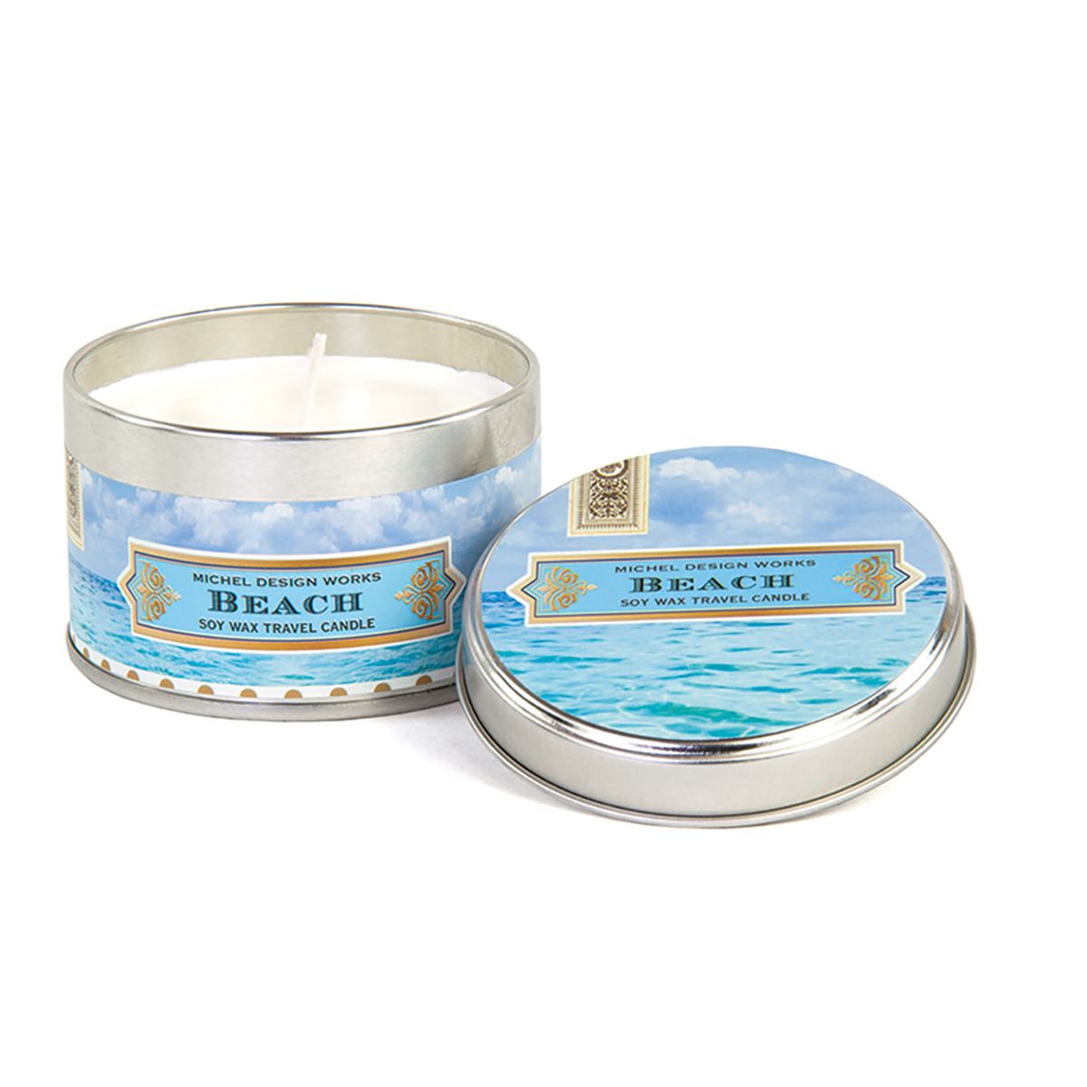 Michel Design Works Travel Tin Candle - 4 oz. - Beach