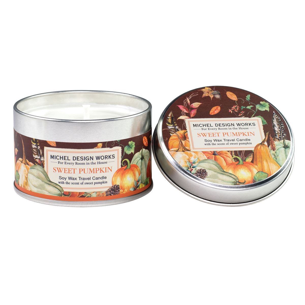 Michel Design Works Travel Tin Candle - 4 oz. - Sweet Pumpkin