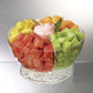 Personalized Acrylic Salad Bowl w/Divider and Salad Hands
