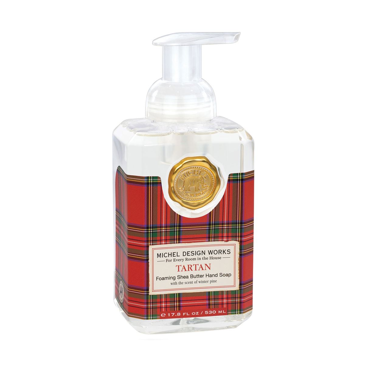 Michel Design Works Foaming Holiday Handsoap - Tartan