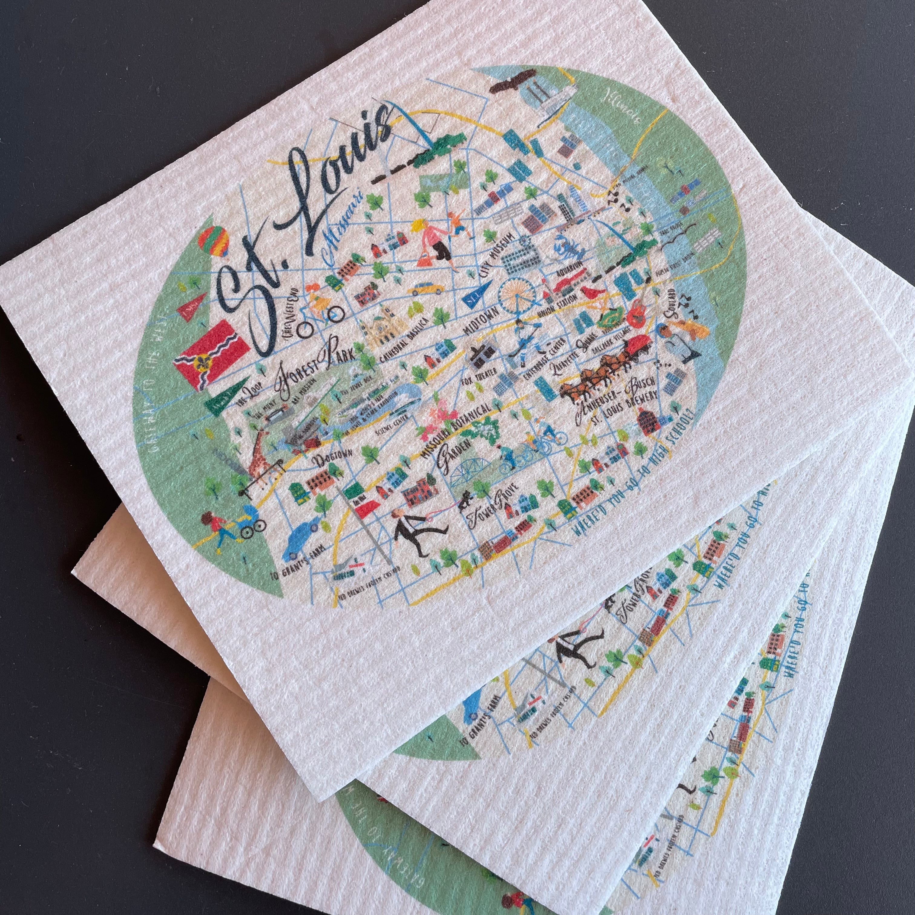 St. Louis Swedish Dish Towel