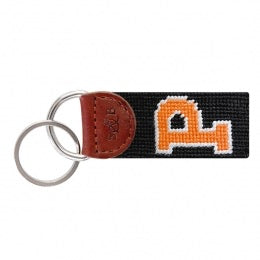 Needlepoint Key FOB - Collegiate - Princeton