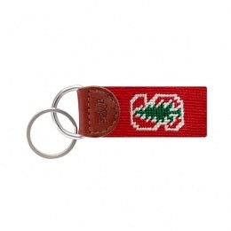 Needlepoint Key FOB - Collegiate - Stanford