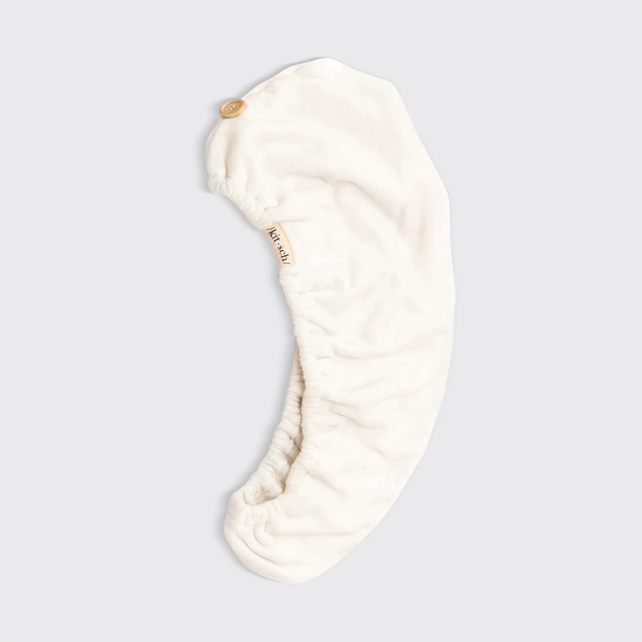 Eco-Friendly Microfiber Hair Towel - Ivory