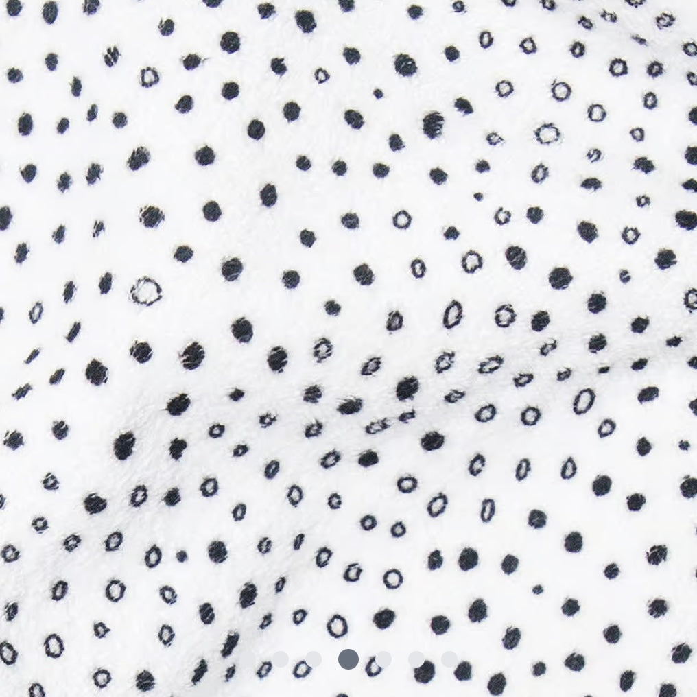 Quick Dry Hair Towel - Black Dot