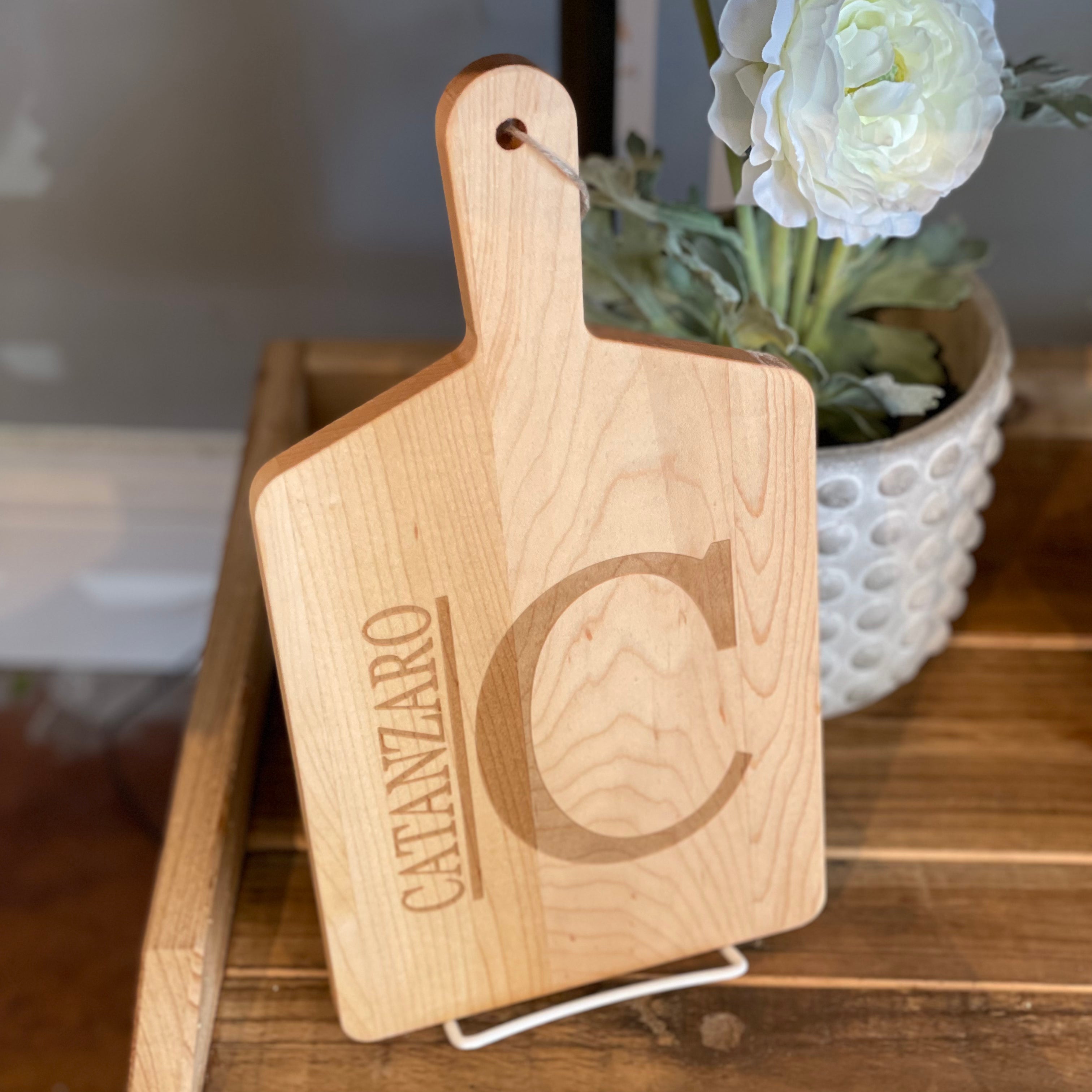 Engraving Cutting Board With Handle-personalized Paddle Cutting Board With  Handle-custom Cutting Board With Handle-cheese Board-paddle Board 