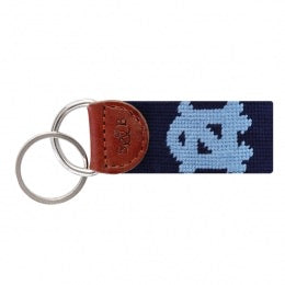 Needlepoint Key FOB - Collegiate - North Carolina