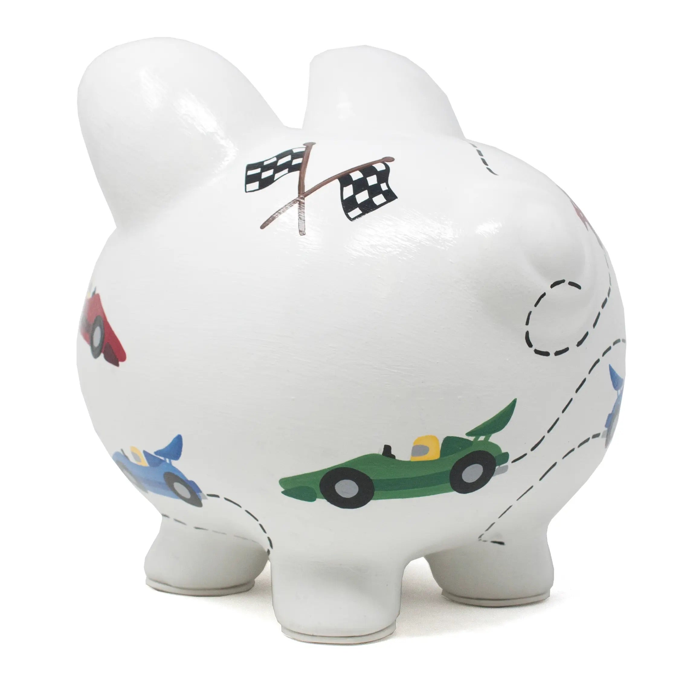 Personalized Racecar Piggy Bank