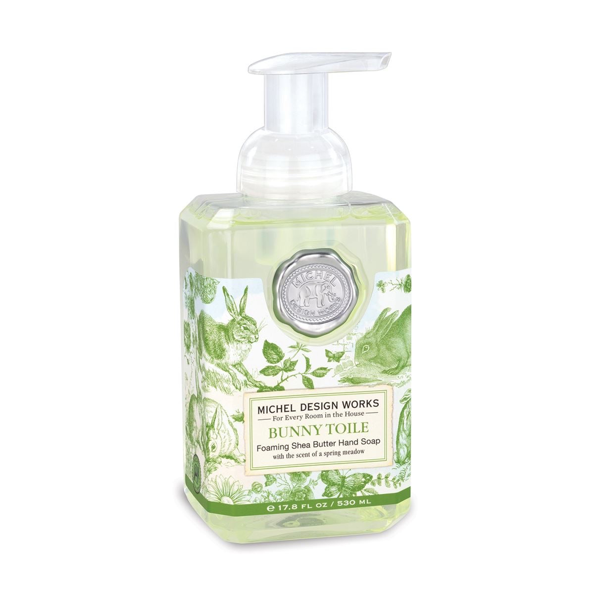 Michel Design Works Foaming Handsoap - Bunny Toile