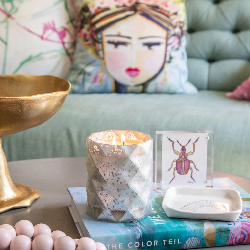 Sweet Grace Diamond Checkered Candle - 21.9 oz.