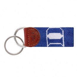 Needlepoint Key FOB - Collegiate - Duke