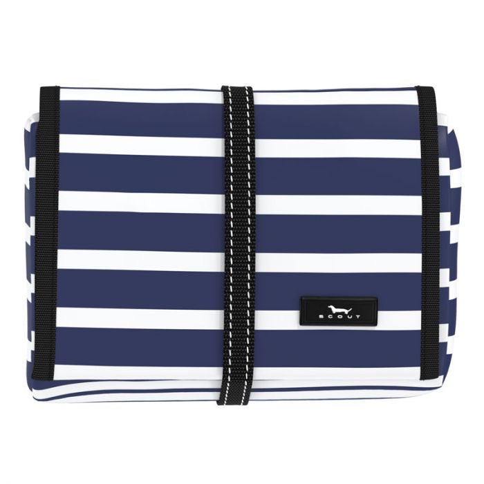 Scout Beauty Burrito Hanging Toiletry Bag - Nantucket Navy