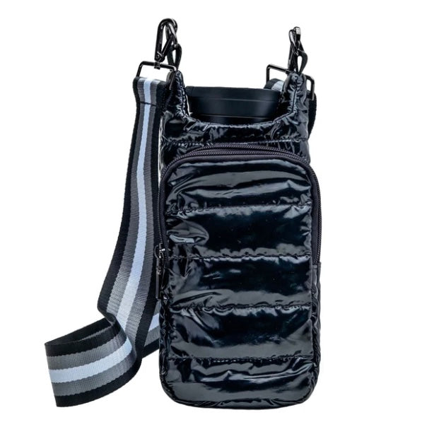 Wanderfull Crossbody Hydrobag - Glossy Black