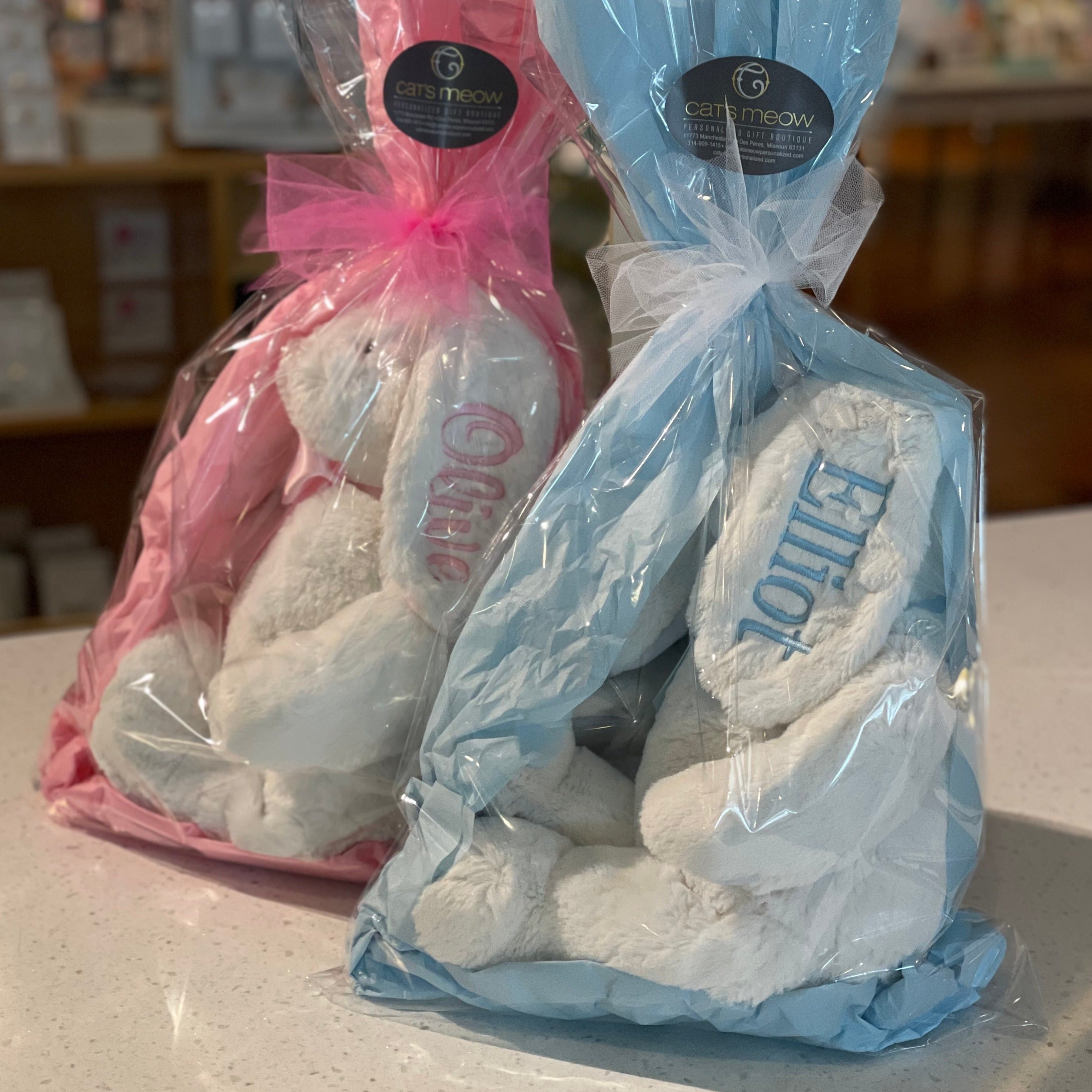 Personalized Bunny Rabbit - Assorted Colors