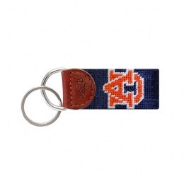 Needlepoint Key FOB - Collegiate - Auburn
