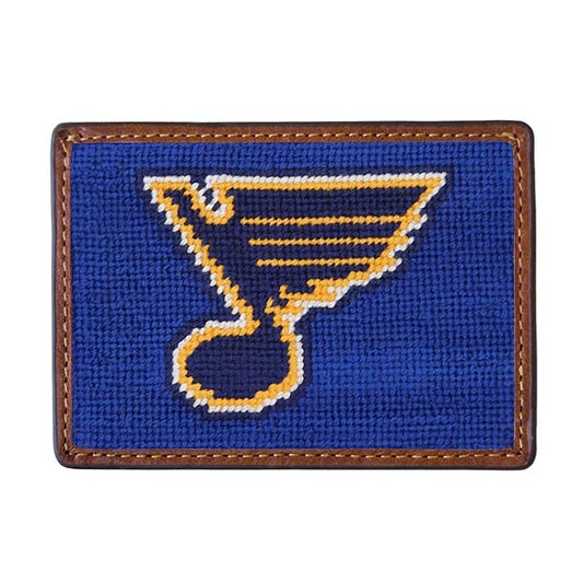 Needlepoint Card Wallet - St. Louis Blues