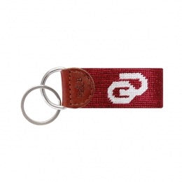 Needlepoint Key FOB - Collegiate - Oklahoma