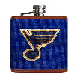 Needlepoint Flask - St. Louis Blues