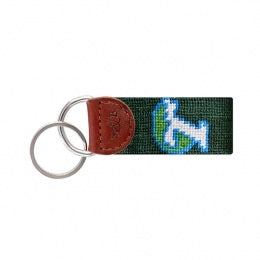Needlepoint Key FOB - Collegiate - Tulane