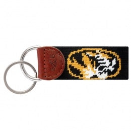 Needlepoint Key FOB - Collegiate - Missouri