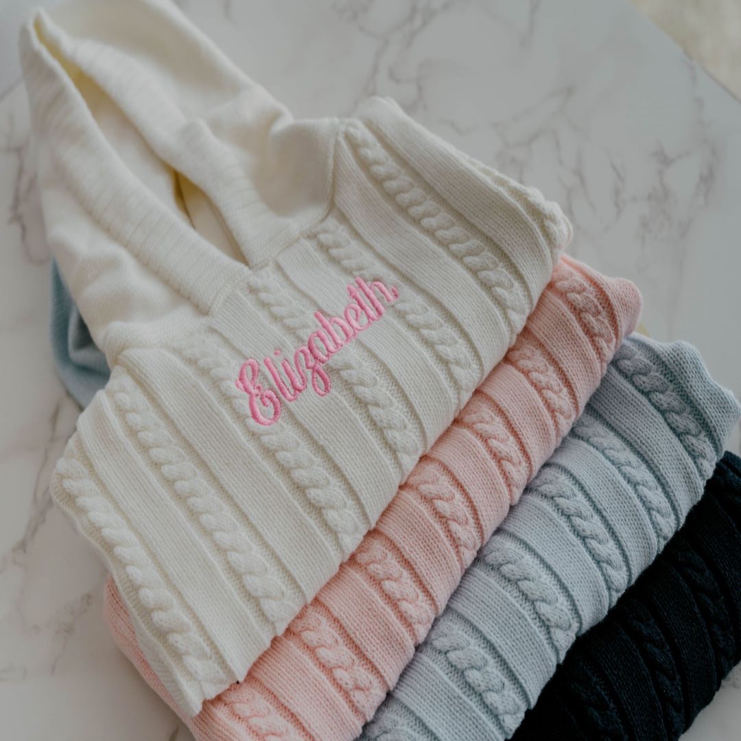 Hooded baby online sweater