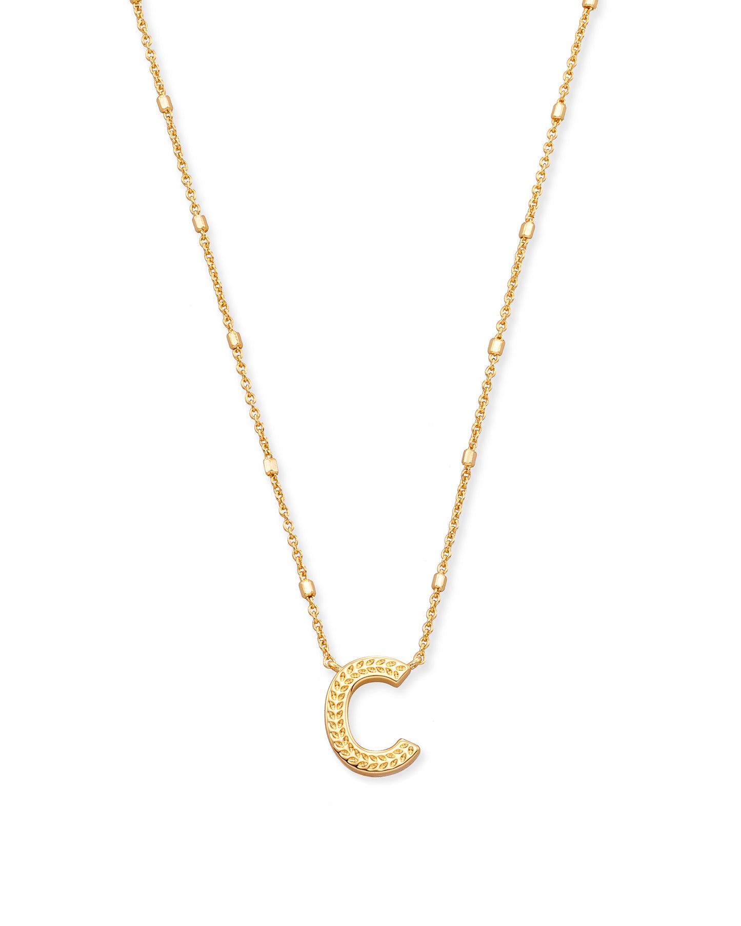 Kendra Scott Initial Pendant Necklace - Gold