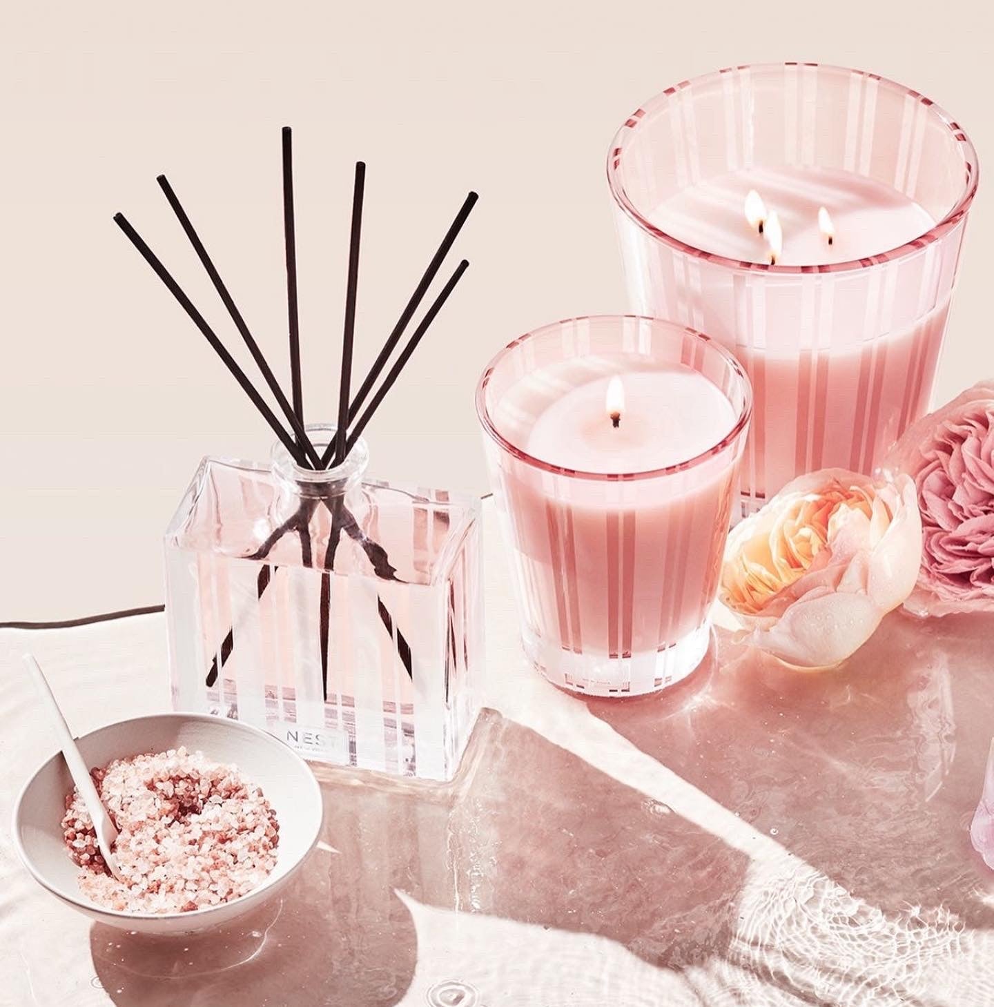 NEST New York Reed Diffuser - Himalayan Salt & Rosewater