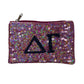 Sequin Sorority Coin Pouch - Delta Gamma