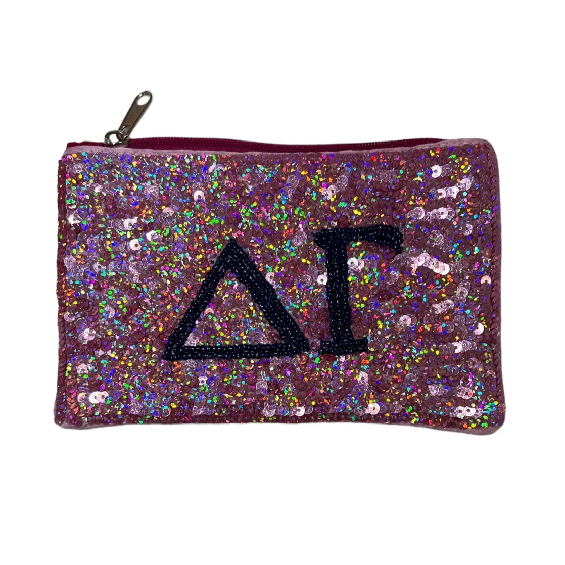 Sequin Sorority Coin Pouch - Delta Gamma