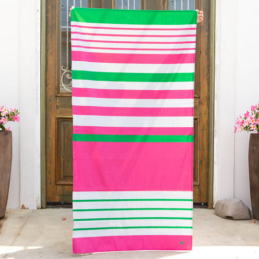Microfiber Beach Towel - Landry Hot Pink