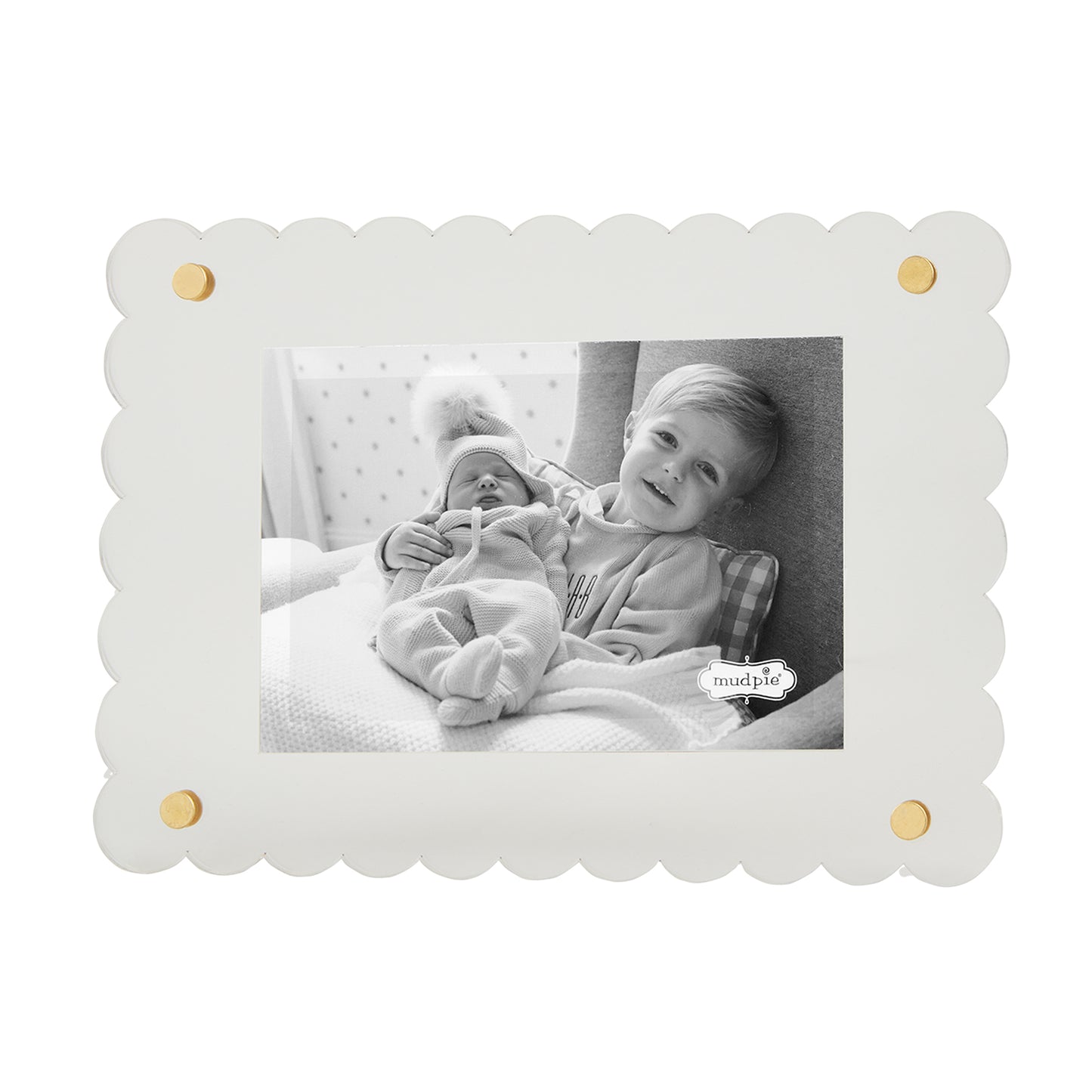 Scalloped Acrylic Frame - Clear