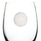 Jeweled Stemless Wine Glass - Golf Ball